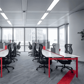 SMART Metal Frame Modular Office Double Row Workstation Desk - Gavisco Office Furniture